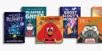 Scholastic book covers supplied by BUNNYMINDS